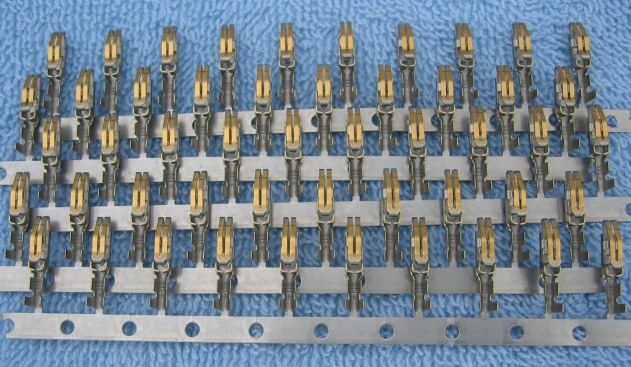 Bendix KING 44 pin tray connector & 35 Molex Split Pins KMA24 KX155 Gold plated
